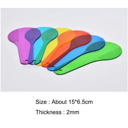 6 Pcs Children's Coloring Learning Board Translucent Film Montessori Early Education Color Painting Novelty Funny Puzzle Toys