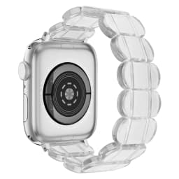 Bracelet for Apple watch band 45mm 44mm 42mm 40mm 41mm 38mm Resin elastic force Strap correa iwatch series 9 8 7 6 5 Ultra 49mm