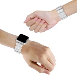 Bracelet for Apple watch band 45mm 44mm 42mm 40mm 41mm 38mm Resin elastic force Strap correa iwatch series 9 8 7 6 5 Ultra 49mm