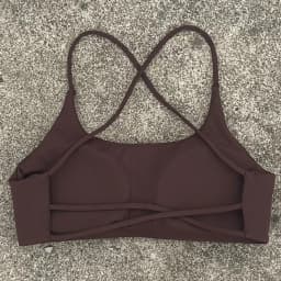 Solid Color Support Women Fitness Bra Yoga Vest Gym Sport Top Hollow Back Push With Chest Pad Four Shoulder Straps Cross-Back