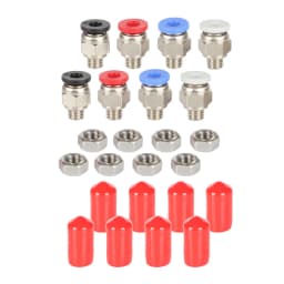 XCR 3D Printer Filament Dryer Box Pneumatic Connector with Nut for PLA ABS Filaments 2.5x4mm PTFE Tube 3D Printer Accessories