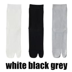 3 Pairs Set Men Toe Socks Fashion Japanese Style Breathable Comfortable Fashion Women Two Finger Socks Solid Colors Simple Sox