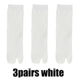 3 Pairs Set Men Toe Socks Fashion Japanese Style Breathable Comfortable Fashion Women Two Finger Socks Solid Colors Simple Sox