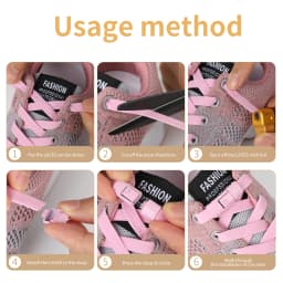 8MM 2023 No Tie Shoe Laces Press Lock Shoelaces Without Ties Elastic Laces Sneaker Kids Adult Widened Flat Shoelace for Shoes