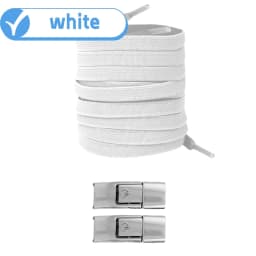 8MM 2023 No Tie Shoe Laces Press Lock Shoelaces Without Ties Elastic Laces Sneaker Kids Adult Widened Flat Shoelace for Shoes