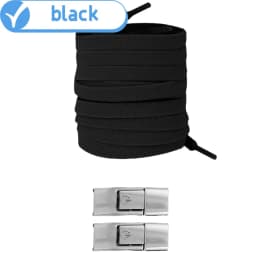 8MM 2023 No Tie Shoe Laces Press Lock Shoelaces Without Ties Elastic Laces Sneaker Kids Adult Widened Flat Shoelace for Shoes
