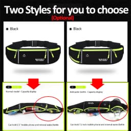 Running Waist Bag Men Women Sports Belt Pouch Sports Fanny Pack Mobile Phone Bag Gym Running Cell Phone Jogging Run Cycling Bag