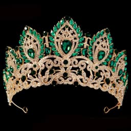 Luxury Diamond Crystal Heavy Crown Bridal Wedding Rhinestone Tiara Classic Bride Headpieces Hair Accessories Jewelry