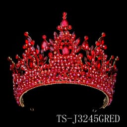 Luxury Diamond Crystal Heavy Crown Bridal Wedding Rhinestone Tiara Classic Bride Headpieces Hair Accessories Jewelry