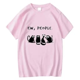 Men's T-shirt High Quality Cotton Blend Funny Cool Cat Printed Summer Casual Loose Cool T Shirt O-Neck Male T-Shirt Tops