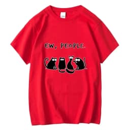 Men's T-shirt High Quality Cotton Blend Funny Cool Cat Printed Summer Casual Loose Cool T Shirt O-Neck Male T-Shirt Tops