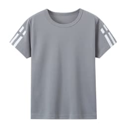 1/4 Pack Children's Summer Quick-drying Sports Short Sleeve Solid Color Joker Casual Plus Size Shirt Boys And Girls Running T-sh