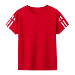 1/4 Pack Children's Summer Quick-drying Sports Short Sleeve Solid Color Joker Casual Plus Size Shirt Boys And Girls Running T-sh