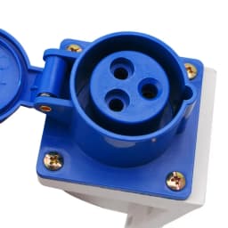 16 Amp 3 Pin Industrial Plug+Socket 220-250V Weatherproof IP44 2P+E 3Phase 16A