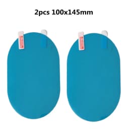 2/4/8 Pcs Car Side Rearview Mirror Waterproof Anti-Fog Film Side Window Glass Film Can Protect Your Vision Driving On Rainy Days