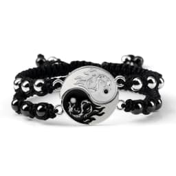 2Pcs/set Dragon Tai Chi Gossip Braided Bracelet for Women Men Best Friends Adjustable Yin Yang Bracelets Fashion Couple Jewelry