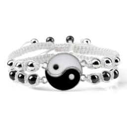2Pcs/set Dragon Tai Chi Gossip Braided Bracelet for Women Men Best Friends Adjustable Yin Yang Bracelets Fashion Couple Jewelry