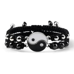 2Pcs/set Dragon Tai Chi Gossip Braided Bracelet for Women Men Best Friends Adjustable Yin Yang Bracelets Fashion Couple Jewelry