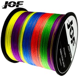 JOF 8 Strands 1000M 500M 300M 100M Braided Fishing Line Carp Fishing Weaves Linha de Pesca Multifilamento 8 fios