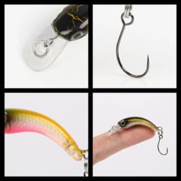 LETOYO Mini Trout Lure 1.2g Floating Minnow Trout Fishing Lure Micro Hard Lures Artificial Bait Wobblers For Trout Bass Perch