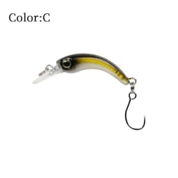LETOYO Mini Trout Lure 1.2g Floating Minnow Trout Fishing Lure Micro Hard Lures Artificial Bait Wobblers For Trout Bass Perch