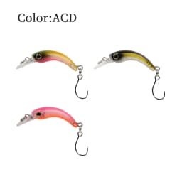 LETOYO Mini Trout Lure 1.2g Floating Minnow Trout Fishing Lure Micro Hard Lures Artificial Bait Wobblers For Trout Bass Perch