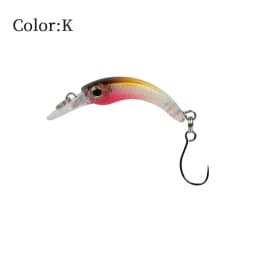 LETOYO Mini Trout Lure 1.2g Floating Minnow Trout Fishing Lure Micro Hard Lures Artificial Bait Wobblers For Trout Bass Perch