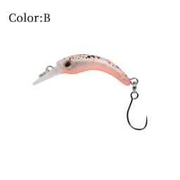 LETOYO Mini Trout Lure 1.2g Floating Minnow Trout Fishing Lure Micro Hard Lures Artificial Bait Wobblers For Trout Bass Perch