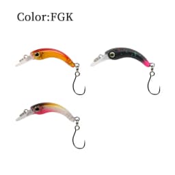 LETOYO Mini Trout Lure 1.2g Floating Minnow Trout Fishing Lure Micro Hard Lures Artificial Bait Wobblers For Trout Bass Perch