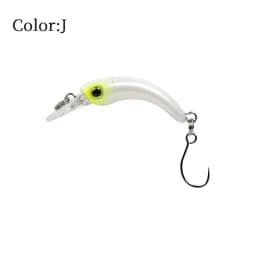 LETOYO Mini Trout Lure 1.2g Floating Minnow Trout Fishing Lure Micro Hard Lures Artificial Bait Wobblers For Trout Bass Perch