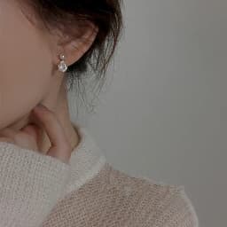 S925 Sterling Silver 14k Gold Plated Pearl Stud Earrings Water Drop Shiny Zircon Morning Dew Earrings for Women Wedding Jewelry