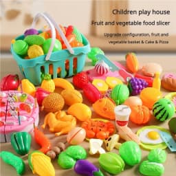 DIY Fruit Cutting Toys Vegetables Fruits And Vegetables Parent-Child Simulation Kitchen Food Children's Birthday Gifts