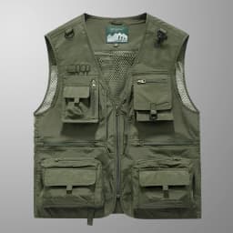 2024 New Spring, Autumn, and Summer Versatile Items in Stock, Fashionable and Trendy Wearing Vests, Men's Wear, Shopping an