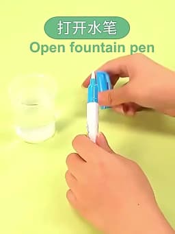 Children Early Education Toys Magical Book with Pen Water Drawing Montessori Toys Gift Reusable Coloring Book Magic Drawing Book