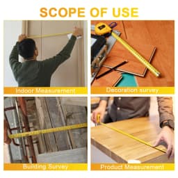 BESTIR Measuring Tape Measure 3M 5M 7.5M Metric Tape Ruler Centimeter 10Ft 16Ft 25Ft Measuring Tool Ruler Metric And Feet