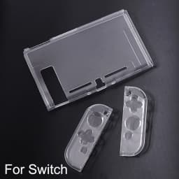 Transparent TPU Soft Case Protective Shell Cover For Nintendo Switch 2/NS Oled Game Console Joy-con Crystal Back Full Protector