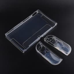 Transparent TPU Soft Case Protective Shell Cover For Nintendo Switch 2/NS Oled Game Console Joy-con Crystal Back Full Protector