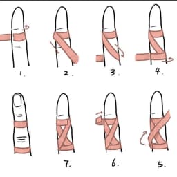 Jiu-Jitsu Elastic Bandage, Finger Tape, BJJ Sports Bandage, Self-Adhesive Climbing Finger Tape