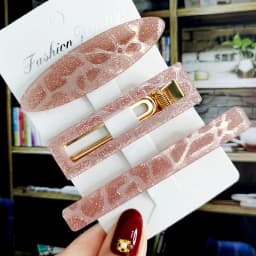 2/3pcs Hair Clip Set Acetate Hairpin Women Hair Accessories Jewelry Korean Femme Barrettes Hairgrip For Woman Girls Headwear