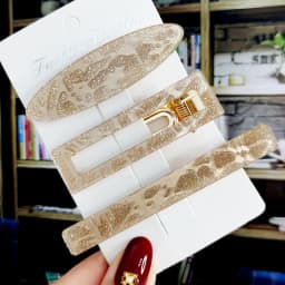 2/3pcs Hair Clip Set Acetate Hairpin Women Hair Accessories Jewelry Korean Femme Barrettes Hairgrip For Woman Girls Headwear