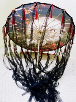 Chinese Dance Performance Lace Umbrella Classical Hanfu Oil Paper Umbrella Fairy Ancient Parasol Paraguas Inverso El Principito