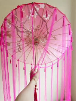 Chinese Dance Performance Lace Umbrella Classical Hanfu Oil Paper Umbrella Fairy Ancient Parasol Paraguas Inverso El Principito