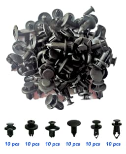 6 Size 60Pcs Auto Fastener Clips For Mazda 3 6 CX-5 323 5 CX5 2 626 Spoilers MX5 CX 5 GH CX-7 GG CX3 CX7 MPV RX