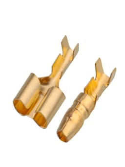10/20/50Sets 4.0 Bullet terminal Electrical Wire Connector Diameter 4MM Male + Female 1:2 Transparent Sheath