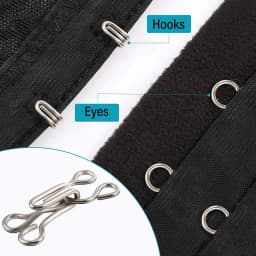 100 Set Invisible Sewing Hook and Eye Closure for Clothing Bra Jacket Hooks Replacement Sewing Craft Buckle Garment Accessories