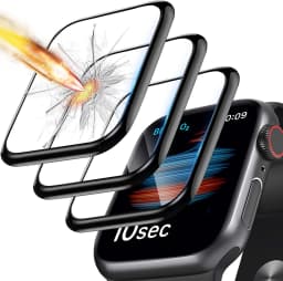 Screen Protector for Apple Watch Series 7 8 9 45mm 44mm 40mm iWatch 6 SE 5 4 3 42mm 38mm 41mm Soft Glass Apple Watch Accessories