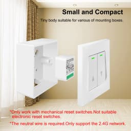 GIRIER Tuya ZigBee 3.0 Smart Curtain Switch Module for Roller Blinds Shutter Electric Motor 1/2 Gang Work with Alexa Google Home