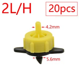 2L 4L 8L Dripper Irrigation 2/4-way Arrow Dropper Connector Cross Water Splitter Emitter Drip Arrow Micro Drip Irrigation System