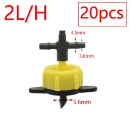 2L 4L 8L Dripper Irrigation 2/4-way Arrow Dropper Connector Cross Water Splitter Emitter Drip Arrow Micro Drip Irrigation System