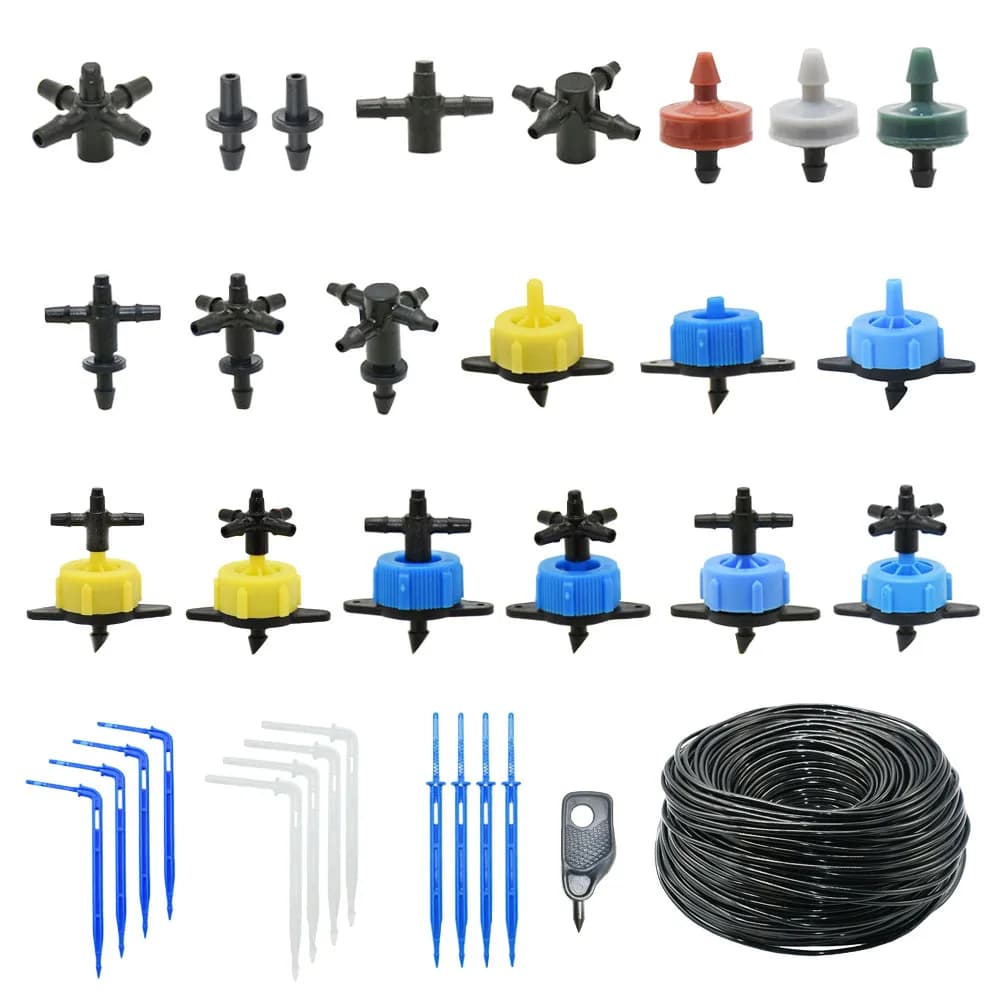2L 4L 8L Dripper Irrigation 2/4-way Arrow Dropper Connector Cross Water Splitter Emitter Drip Arrow Micro Drip Irrigation System